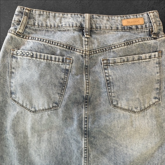 [BLANKNYC] Denim Maxi Skirt In My Mind Light Wash Size 26 - Picture 5 of 9